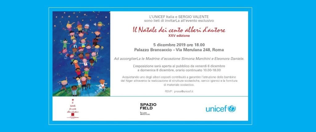 Paradisea di Natale in favore dell’UNICEF