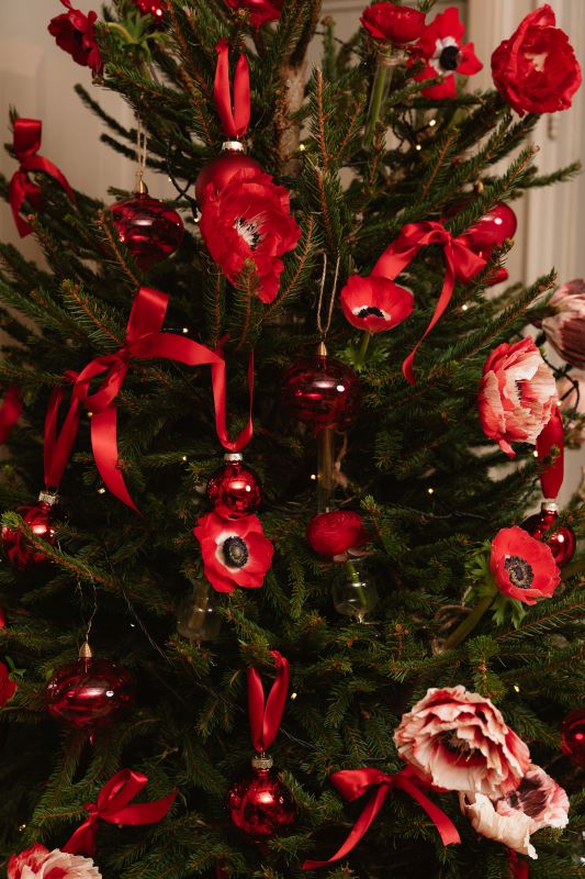 primo piano albero di natale