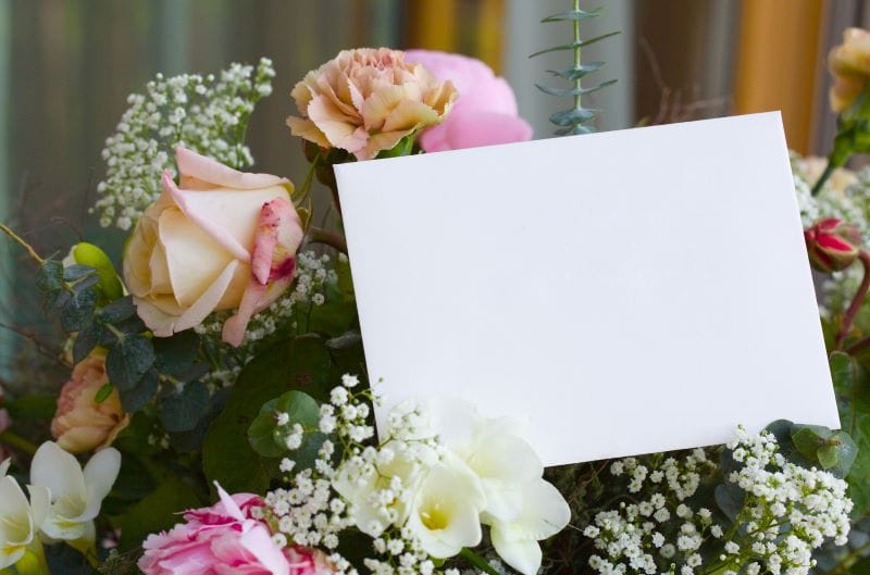 Auguri per Mazzo di fiori