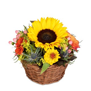Flower arrangement 'Sunny Kiss'